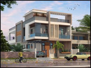 Residential Villa | Plot 32′ × 86′ | Emmar City, Jaipur | Completed